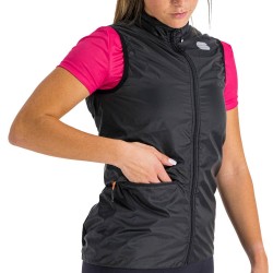 легкая женская безрукавка Sportful Cardio W Vest чёрная